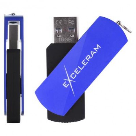 Флешка eXceleram 32GB P2 Series Blue/Black USB 3.1 Gen 1 (EXP2U3BLB32)