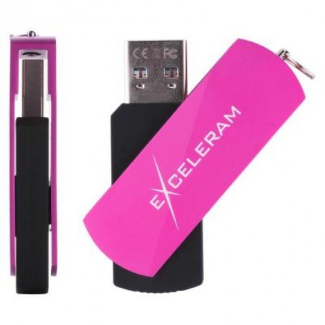 Флешка eXceleram 64GB P2 Series Purple/Black USB 3.1 Gen 1 (EXP2U3PUB64)