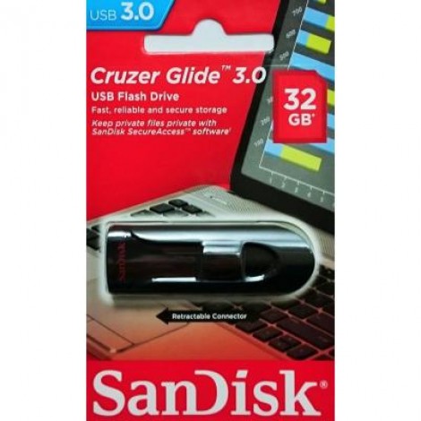 Флешка SANDISK 32GB Glide USB 3.0 (SDCZ600-032G-G35)