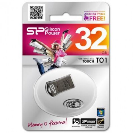 Флешка Silicon Power 32GB Touch T01 USB 2.0 (SP032GBUF2T01V1K)