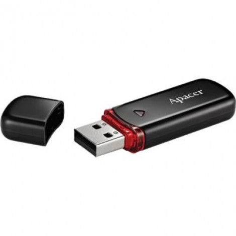 Флешка Apacer 16GB AH333 black USB 2.0 (AP16GAH333B-1)
