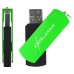 Флешка eXceleram 64GB P2 Series Green/Black USB 2.0 (EXP2U2GRB64)