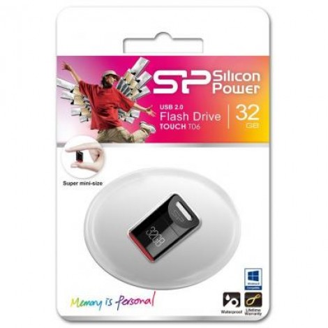 Флешка Silicon Power 32GB Touch T06 USB 2.0 (SP032GBUF2T06V1K)