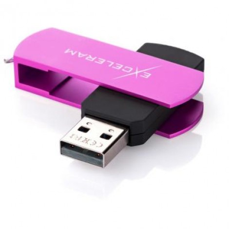 Флешка eXceleram 16GB P2 Series Purple/Black USB 2.0 (EXP2U2PUB16)