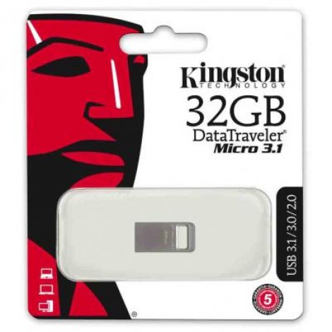 Флешка Kingston 32Gb DT Micro USB 3.1 (DTMC3/32GB)