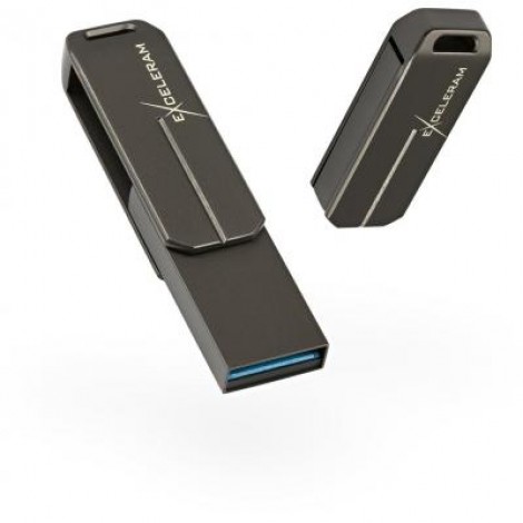 Флешка eXceleram 64GB U3 Series Dark USB 3.1 Gen 1 (EXP2U3U3D64)
