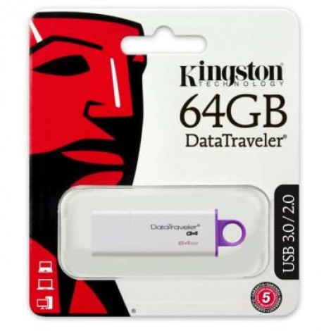 Флешка Kingston 64Gb DataTraveler Generation 4 (DTIG4/64GB)