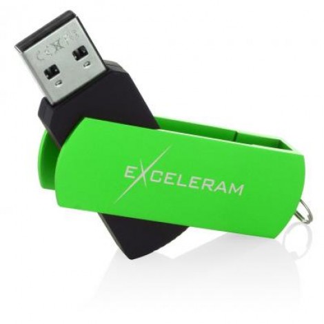 Флешка eXceleram 32GB P2 Series Green/Black USB 2.0 (EXP2U2GRB32)