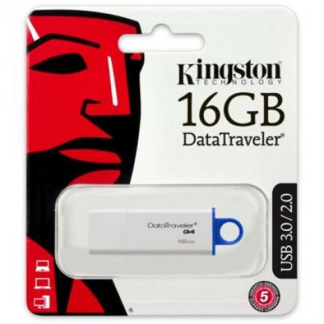 Флешка Kingston 16Gb DataTraveler Generation 4 (DTIG4/16GB)