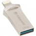 Флешка Transcend 64GB JetDrive Go 500 Silver USB 3.1/Lightning (TS64GJDG500S)