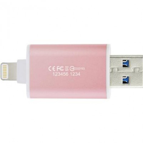 Флешка Transcend 128GB JetDrive Go 300 Rose Gold USB 3.1/Lightning (TS128GJDG300R)