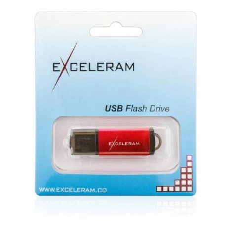 Флешка eXceleram 64GB A3 Series Red USB 2.0 (EXA3U2RE64)