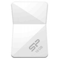 Флешка Silicon Power 16Gb Touch T08 White USB 2.0 (SP016GBUF2T08V1W)