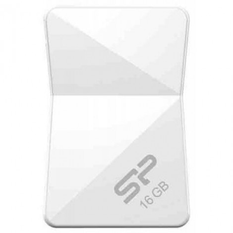 Флешка Silicon Power 16Gb Touch T08 White USB 2.0 (SP016GBUF2T08V1W)
