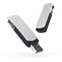 Флешка eXceleram 8GB P2 Series Silver/Black USB 2.0 (EXP2U2SIB08)