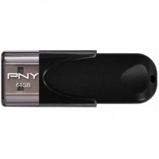 Флешка PNY 64GB Attache4 Black USB 2.0 (FD64GATT4-EF)