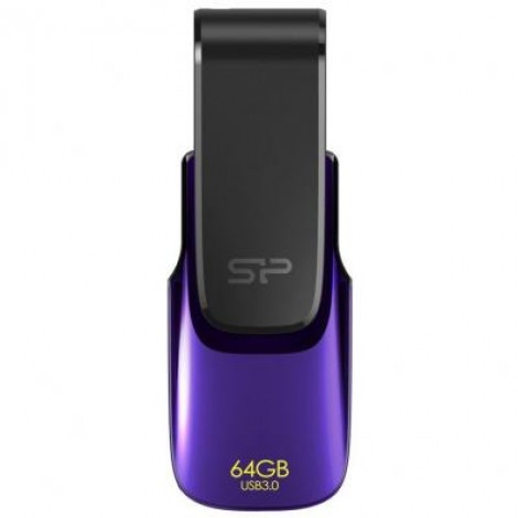 Флешка Silicon Power 64Gb Blaze B31 Purple USB 3.0 (SP064GBUF3B31V1U)