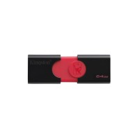 Флешка Kingston DataTraveler 106 USB3.1 Black/Red 64GB (DT106/64GB)