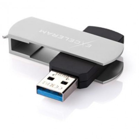 Флешка eXceleram 32GB P2 Series Silver/Black USB 3.1 Gen 1 (EXP2U3SIB32)