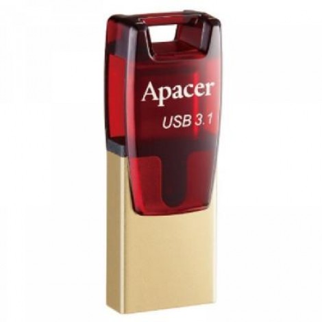 Флешка Apacer 16GB AH180 Red USB 3.1 (AP16GAH180R-1)