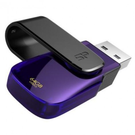 Флешка Silicon Power 64Gb Blaze B31 Purple USB 3.0 (SP064GBUF3B31V1U)