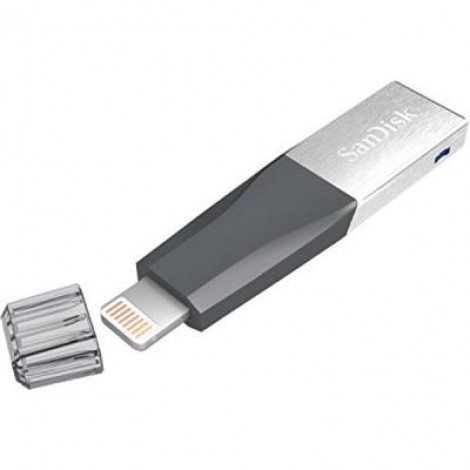 Флешка SANDISK 128GB iXpand Mini USB 3.0/Lightning (SDIX40N-128G-GN6NE)