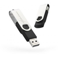 Флешка eXceleram 8GB P1 Series Silver/Black USB 2.0 (EXP1U2SIB08)