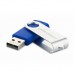 Флешка eXceleram 32GB P1 Series Silver/Blue USB 2.0 (EXP1U2SIBL32)