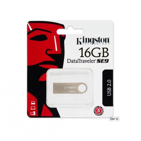 Флешка Kingston 16Gb DataTraveler SE9 (DTSE9H/16GB / DTSE9H/16GBZ)