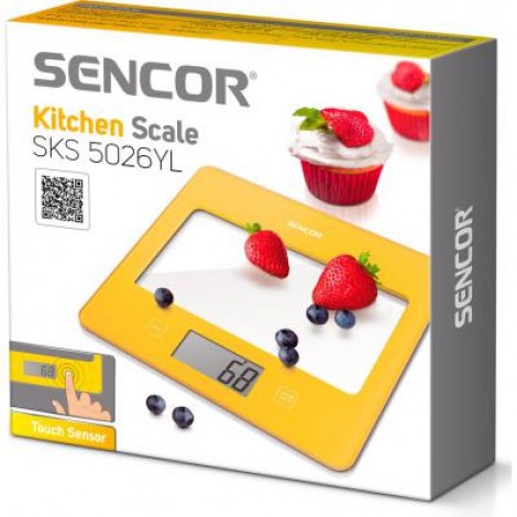 Весы кухонные Sencor SKS5026YL