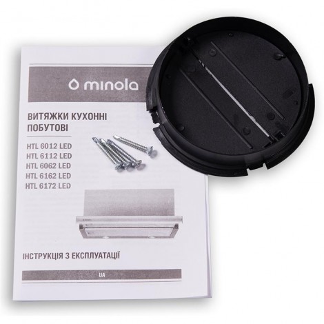 Вытяжка Minola HTL 6012 Full Inox 450 LED