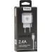 Зарядное устройство INKAX CD-20 Travel charger + Lightning cable 2USB 3.4A White