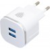 Зарядное устройство INKAX CD-20 Travel charger + Lightning cable 2USB 3.4A White