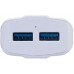 Зарядное устройство INKAX CD-21 Travel charger + Micro cable 2USB 2.1A White