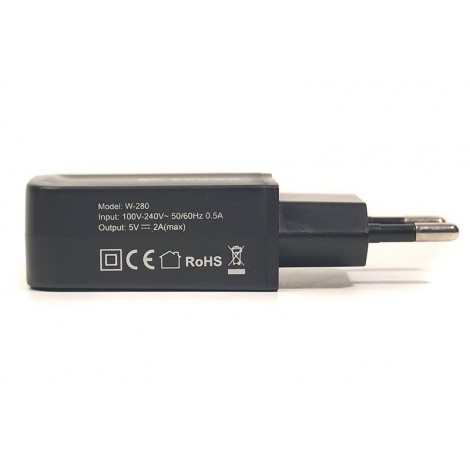 Зарядное устройство PowerPlant W-280 Black (SC230037)