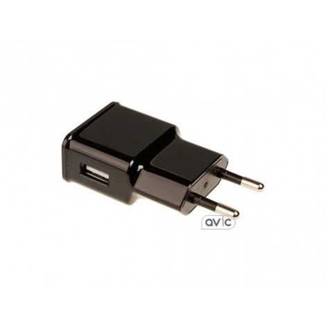 Сетевое зарядное устройство Grand-X (1xUSB 1A) Black (CH-765B)