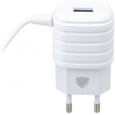 Зарядное устройство INKAX CD-09 Travel charger Lightning cable 1USB 1A White