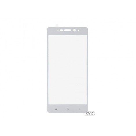 Защитное стекло (NP) цветное Xiaomi Redmi S2 (белый)