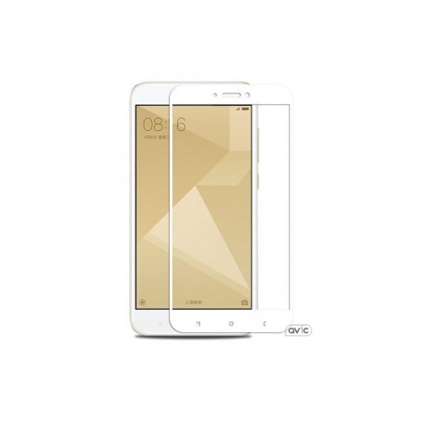 Защитное стекло для Xiaomi Redmi Note 4X white