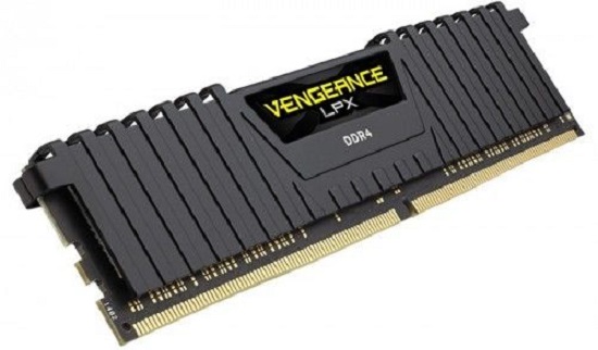 Corsair DIMM 8Gb DDR4 PC2400 Vengeance LPX Black (CMK8GX4M1A2400C16)