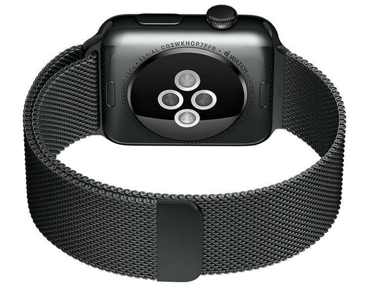 Ремешок Apple Watch 42mm Milanese Loop Band (Black)