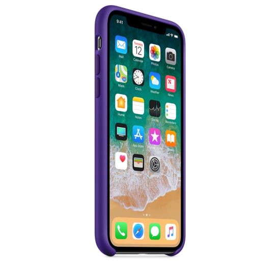 Apple iPhone X Silicone Case Ultra Violet