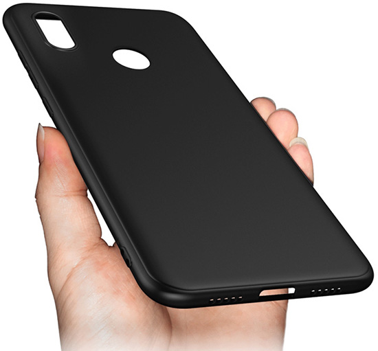 силиконовый чехол Graphite для Xiaomi Redmi Note 5 Pro (черный)