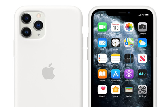 Чехол для Apple iPhone 11 Pro Max Silicone Case Ivory White Copy