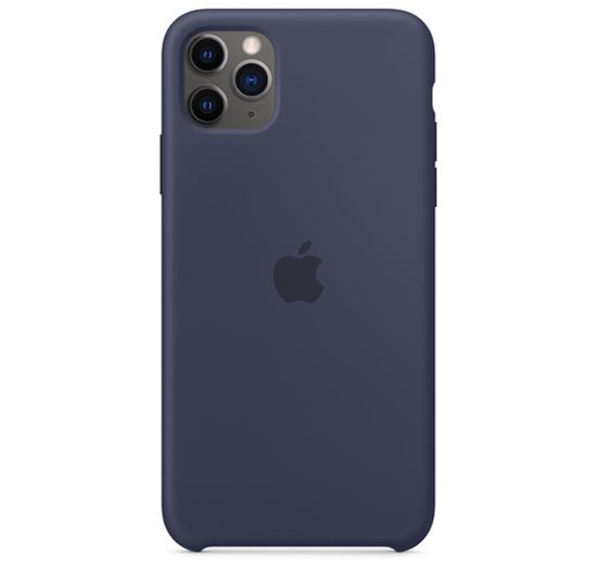 Чехол для Apple iPhone 11 Pro Max Silicone Case Midnight Blue (MWYW2)