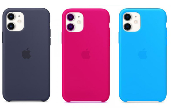 ехол для Apple iPhone 11 Silicone Case Midnight Blue Copy