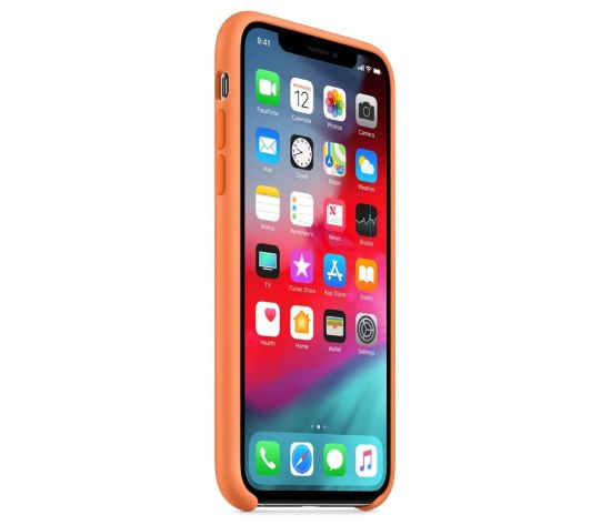 Чехол для Apple iPhone XS Max Silicone Case Papaya