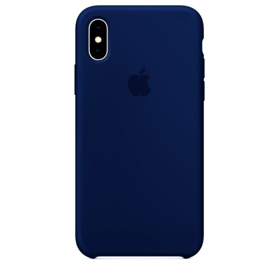Чехол для смартфона Apple iPhone X Silicone Case Deep Blue