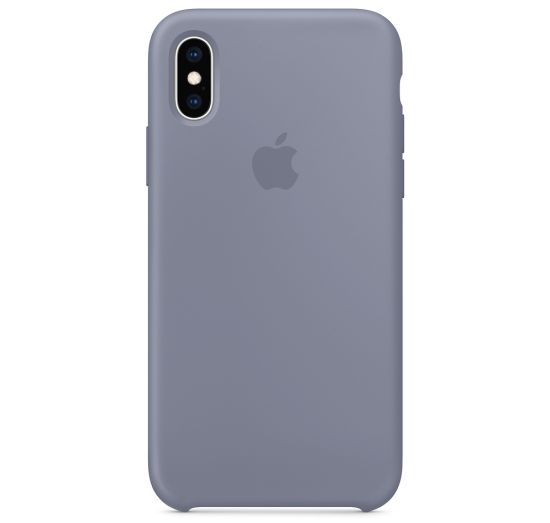 Чехол для смартфона Apple iPhone XS Silicone Case - Lavender Gray