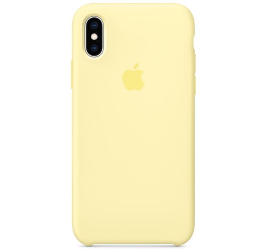 Чехол для смартфона Apple iPhone XS Silicone Case Mellow Yellow